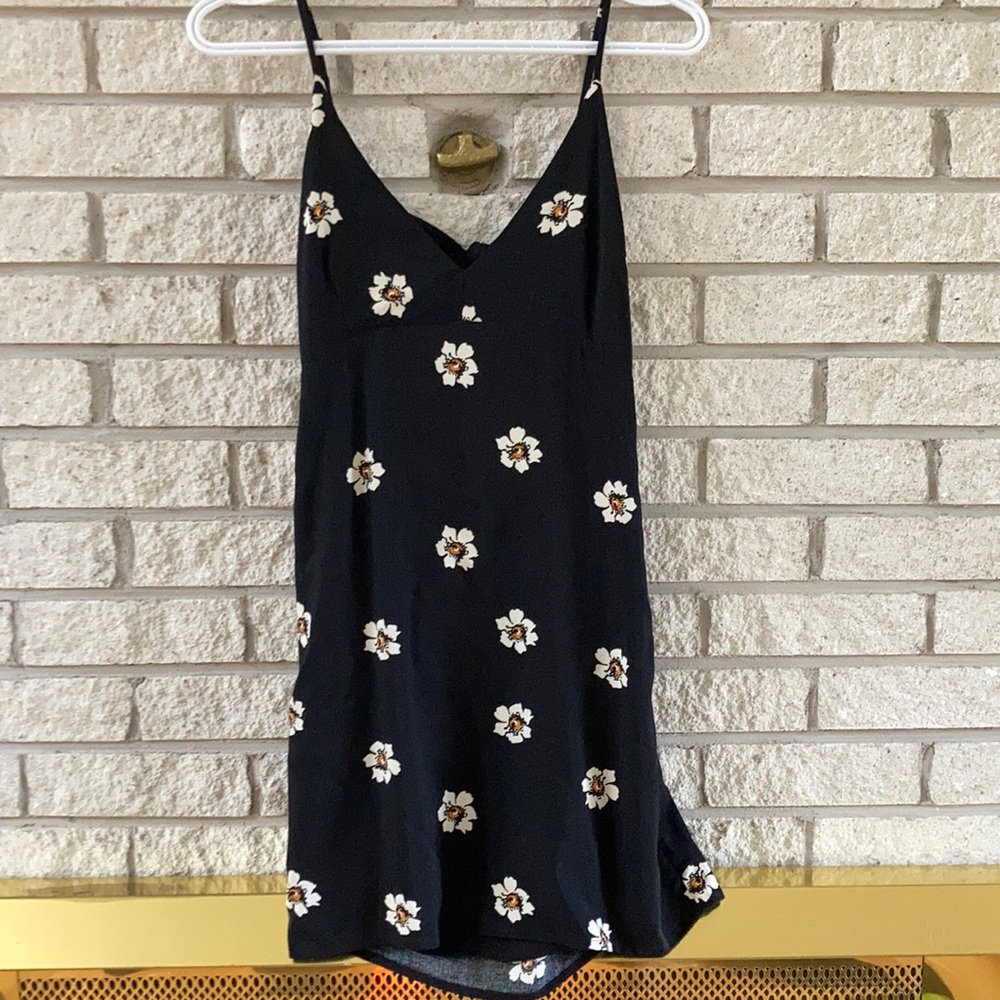 Lira Black Floral Dress